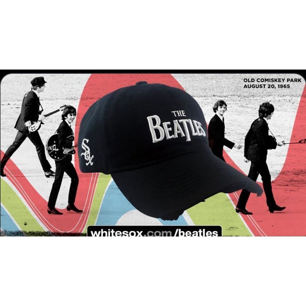 ‘17 Melonwear Beatles Chicago White Sox Baseball Cap 1st 1000 Ticket Purchase